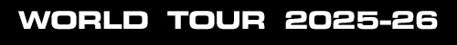 tour 2025 font